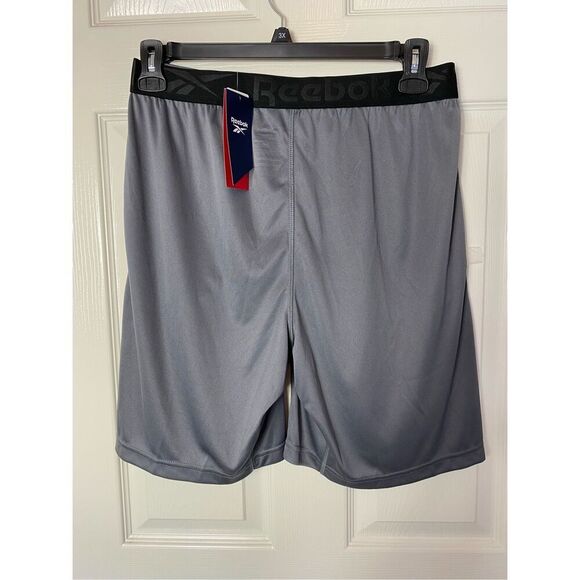 REEBOK BOYS Medium Speedwick Athletic Gray SHORTS - Picture 6 of 9